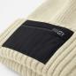 Preview: Strickmütze mit Reißverschluss-Patch - individuell bedruckt